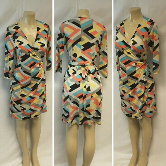 EMMA MICHELE, True Wrap Dress, size Small - Picture 2 of 8